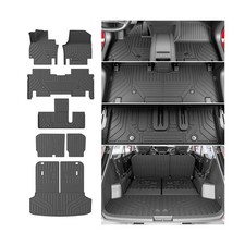 Floor Mat Compatible with 24-26 Kia EV9 Cargo Mat Trunk Mat Backrest Mat Carg...