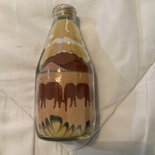 Sand Bottle Art Elephants