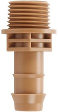 1/2" Drip Irrigation Fitting to Male Hose Thread Adapter, 10Pack PVC Couplings