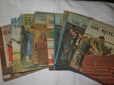 SAMMLERSTÜCK MARIENKÄFER BUCH 60er 70er Jahre People at Work Auswahl