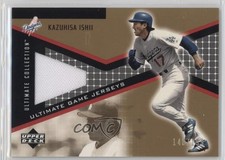 2002 Upper Deck Ultimate Collection Game Jerseys Tier 4 /199 Kazuhisa Ishii 1h1