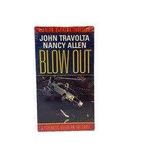 BLOW OUT VHS John Travolta Nancy Allen Brian DePalma Dennis Franz Sealed
