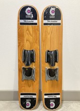 Vintage Cypress Gardens Trik Master Water Skis 46  Long Solid wood EUC