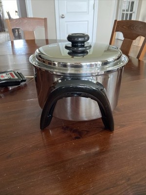 SALADMASTER MP5 316Ti Titanium Multi-Pot 5 Qt Electric Cooker