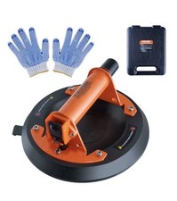 VEVOR Vacuum Suction Cup Glass Lifter 8" 615 lbs Load with ABS Handle and PP Box