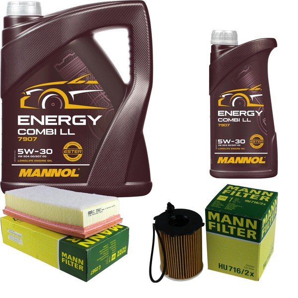 Mann Inspektionspaket 6L Mannol Energy 5W-30 FüR Mini Mini Cooper D One-image