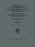 Oskar Vas | Grundlagen Und Entwicklung Der Energiewirtschaft ÖSterreichs | Buch