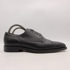 Allen Edmonds Yorktown Oxford Men’s Size 8 D Leather Wingtip Black Lace Up