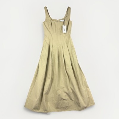 Proenza Schouler White Label Shelby Dress Rumpled Cotton Midi Size 0 MSRP $550