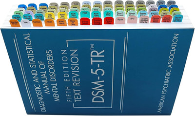 DSM-5-TR Index Tabs by  | Color Coded by Diagnosis | Includes Easy Installation