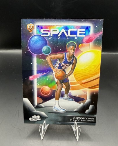 2025-26 Topps Cosmic Chrome - Space Walk VJ Edgecombe #SW-14 Refractor (RC)