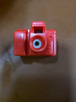 VTG 80's VIEW MASTER MINI PLASTIC PHOTO MACHINE CAMERA VIEWER RED Anime Characte