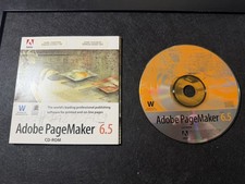 vintage Adobe PageMaker 6.5 software package