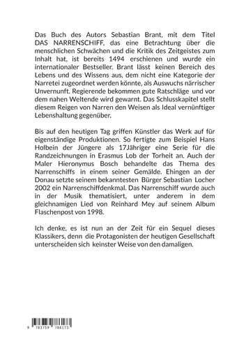Das Narrenschiff | Peter Sohler (u. a.) | Buch | 310 S. | Deutsch | 2024 - Bild 2 von 2