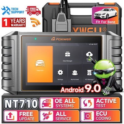 Foxwell NT710 for BENZ Bidirectional Car Diagnostic Scanner ECU Coding Oil Reset