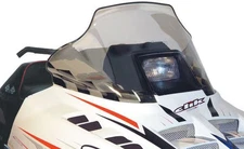 Powermadd Cobra Windshield - 14in. - Tint/Black Checks Snowmobile 11130 CS-BK