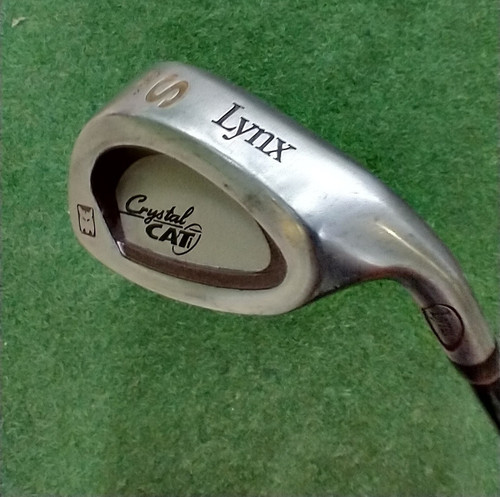 LYNX CRYSTAL CAT TI SAND WEDGE IRON WITH DUAL FLARE LADIES FLEX GRAPHITE SHAFT