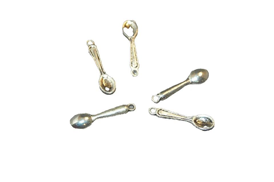 Cuchara Cuchara Cuchara Dije Colgante Plata Tibetana J1058 Foto 3 de 4