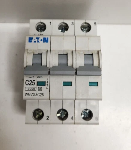 GUARANTEED! EATON 25A480Y/277VAC 1-POLE CIRCUIT BREAKERS WMZS1C02
