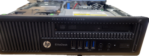 HP EliteDesk 800G1 USDT 128GB SSD i5-4570S 2,9GHz 8GB RAM DVD-RW Win 10 Pro - Bild 1 von 14