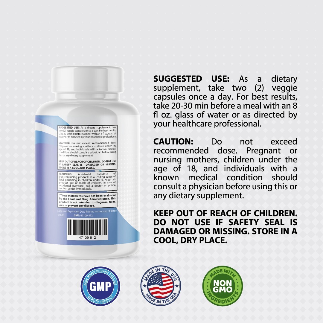 Neuroflow- Brain Support- 2 Bottles- 120 Capsules