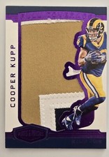 2018 Panini Plates Coverage Purple Jumbo Patch Cooper Kupp /15 !!