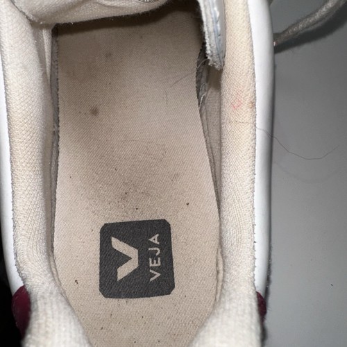 Womens VEJA V12 White Pink Leather Sneakers Size US 8 #36516 - Picture 10 of 14