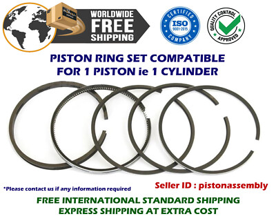 110mm STD Piston Rings Set Fits MITSUBISHI 30017-31004 DB34 Truck T340, 390