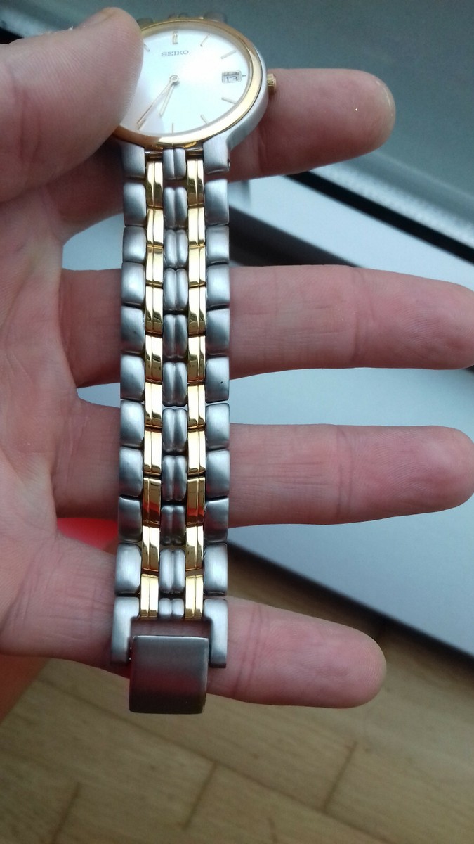 Seiko Vintage Sammlung 7N49-0030 GOLD-SILVER NOS Montre