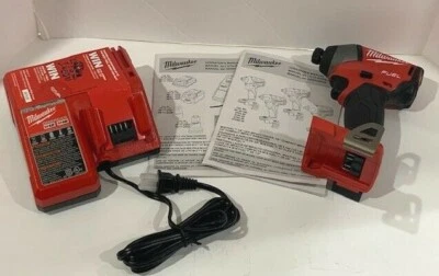 Milwaukee 2753-20 M18 Fuel 1/4" Hex Impact Driver with Charger Brand New