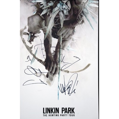 Linkin Park Autographed Hunting Party Tour Poster 5/2000