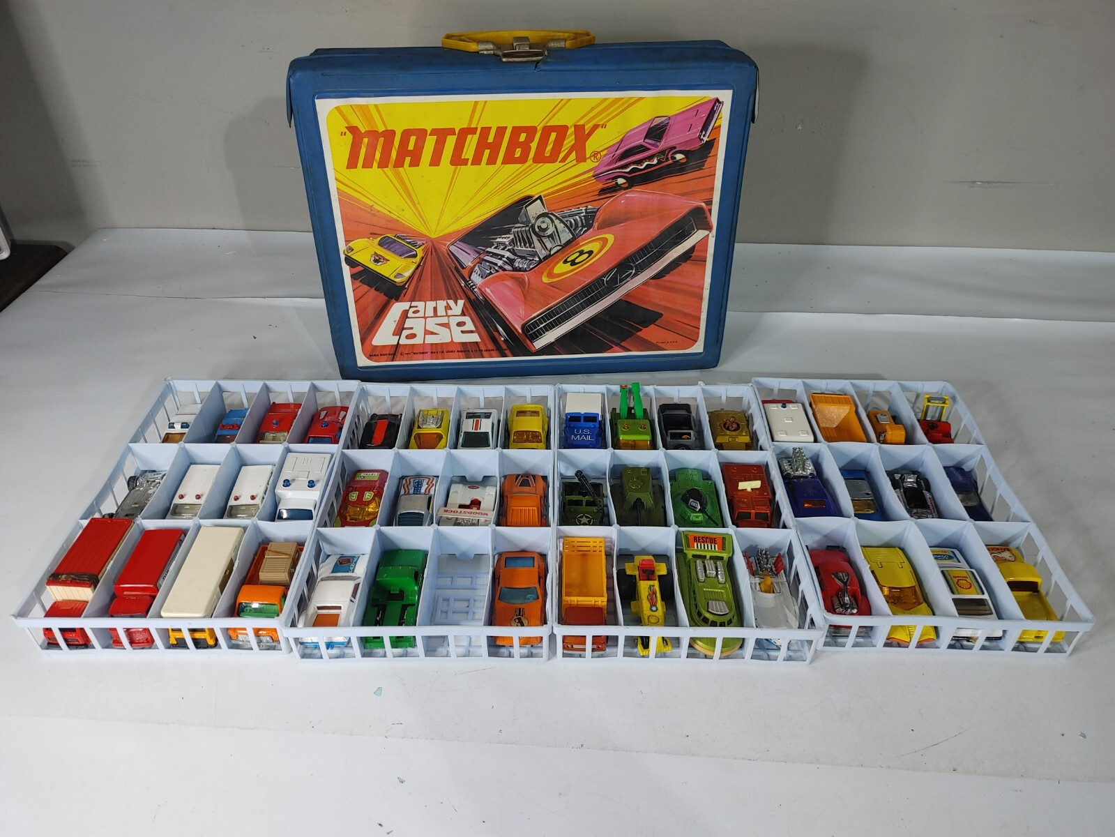 Vintage Matchbox Toy Cars w/ Case Matchbox / Juniors Lot eBay