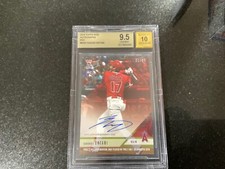 2018 topps now SHOHEI OHTANI 692D Auto /10 BGS 9.5 SSSP POP LOW RETURN HIGH 