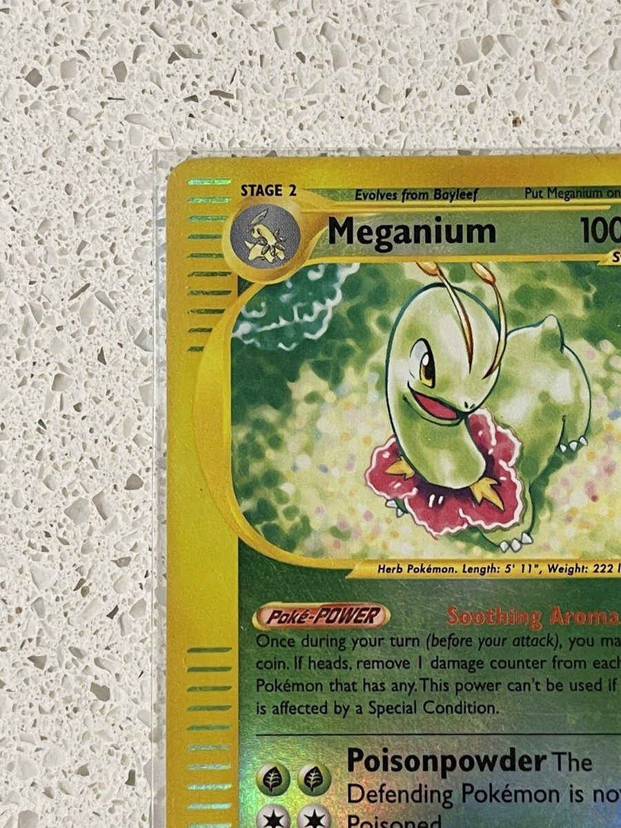 Meganium 18/165 Reverse Holo | Pokemon Expedition Card Near Mint