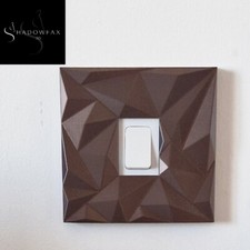 light switch cover surround finger plate self adhesive COLOURS