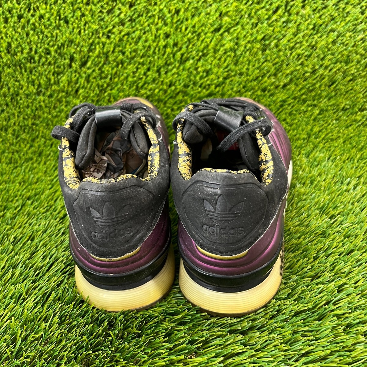 靴 ttr Size 9.5 - adidas T ZX Runner Purple for sale online | eBay