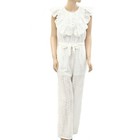 Urban Outfitters Magnolia Eyelet Embroidered Jumpsuit Dress White CottonS 205857 — photo 7