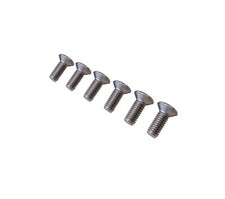 Escort mk1 - Door Catch Striker Screws X6 Car Set - Stainless Steel