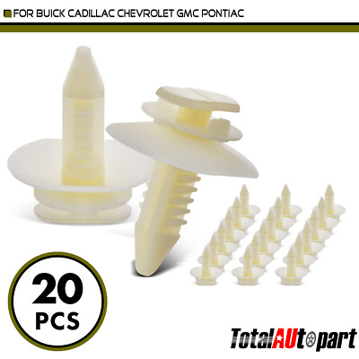 20Pcs Interior Door Trim Panel Retainers Clips for Chevrolet Camaro GMC Nylon