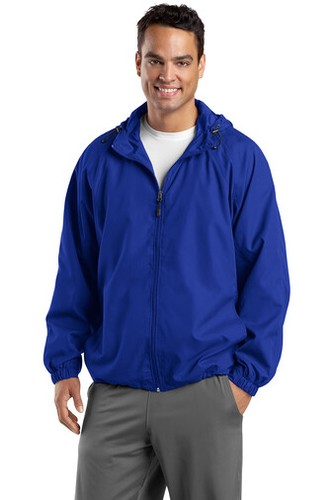Sport-Tek TJST73 Men's 100% Polyester Lightweight Tall Hoodie Raglan Jacket - Picture 46 of 48