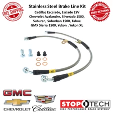 StopTech Front Steel Brake Line Kit For 07-20 Avalance Silverado Sierra Escalade