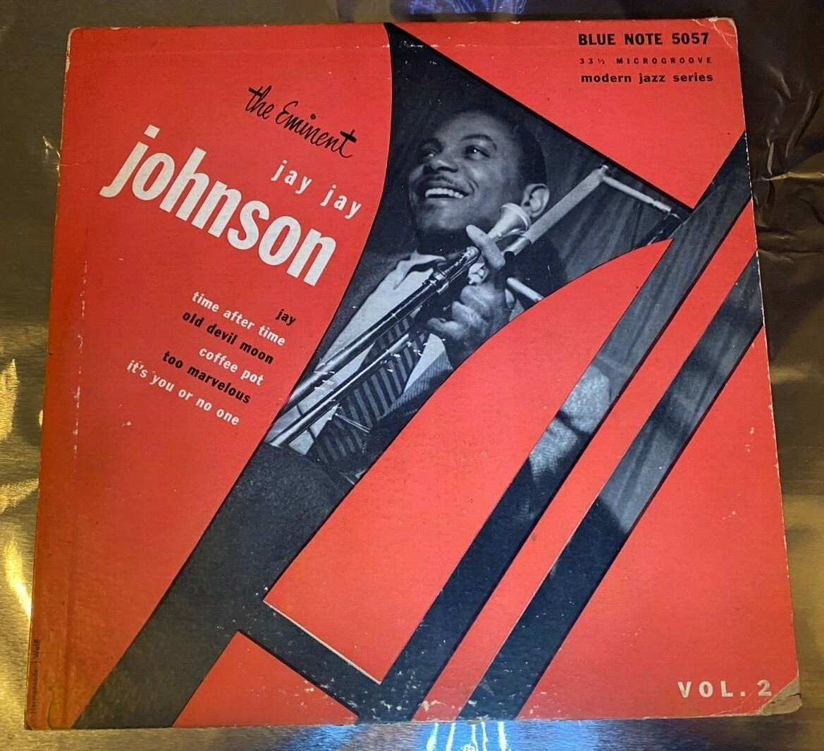 JAY JAY JOHNSON -The Eminent ~BLUE NOTE 10" 5057 'modern jazz series' {dg}  RARE