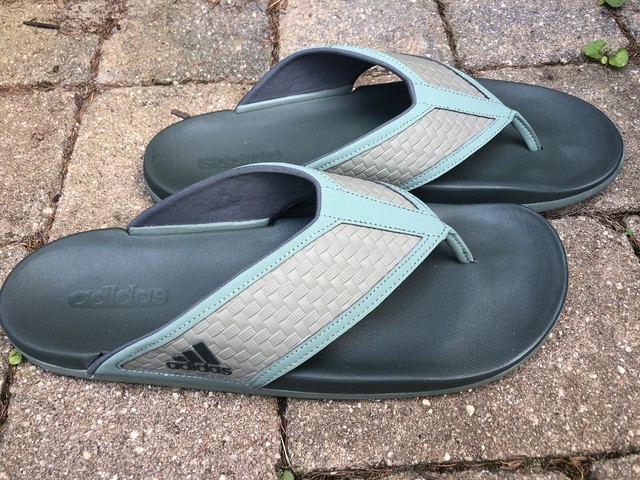 Adidas Mens Size 12 Adilette CF+Summer Y Flip Flop Sandal, TRAGRN/UTIIVY/TRACAR | eBay