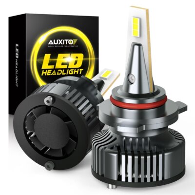 Y13 SERIES AUXITO 9012 HIR2 LED Headlight Error Free Kit High Low Beam Bulbs EBE