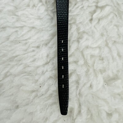 Logo Timepieces by Infinity 18K Gold Plated W/ Black Leather