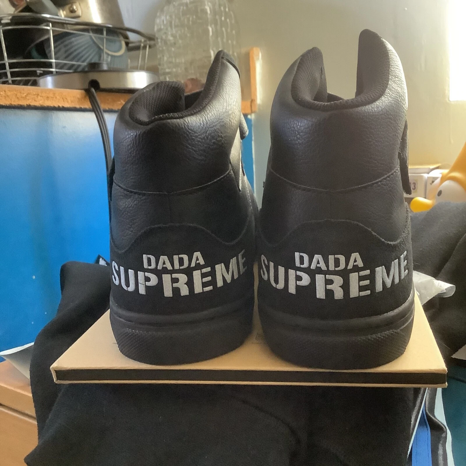 BASKETS HAUTE MODE HOMME DADA SUPREME NOIR DS1006