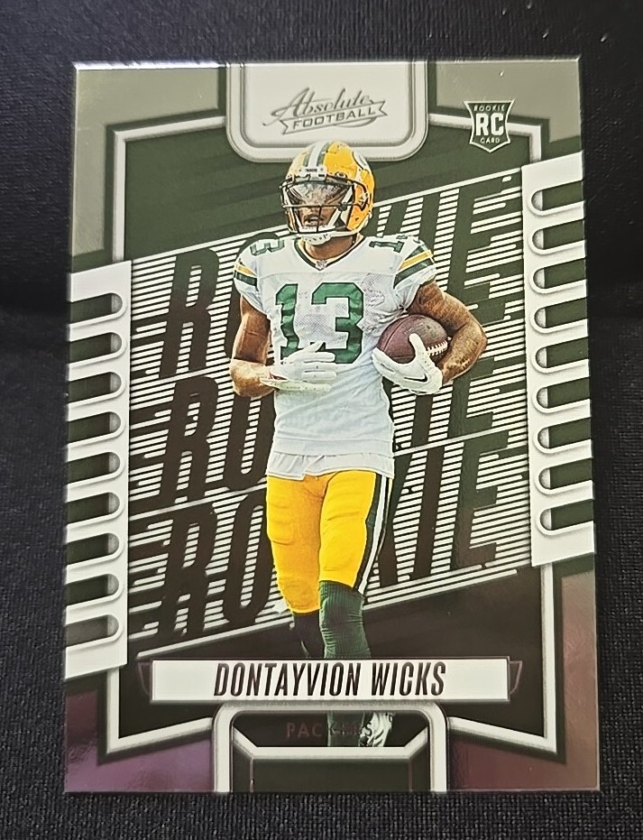 Rare 2023 Absolute Football Dontayvion Wicks Rookie Card | eBay Rare 2023 Absolute Football Dontayvion Wicks Rookie Card | eBay
