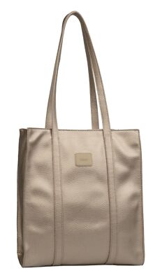 Gabor Elfie Zip Tote Bag Shopper Schultertasche Tasche Metallic Rose goldfarben