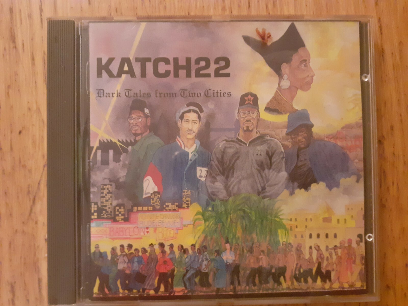 Katch 22. 1x Dark Tales From Two Cities. Rare 1993 UK Hip