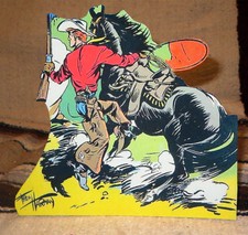 Red Ryder Western Cowboy Color Comic Tabletop Display Standee 7.5" Tall